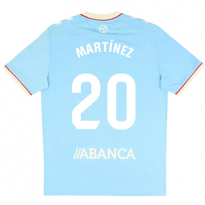 Danxen Dames Lara Martínez #20 Hemelsblauw Wit Rood Thuisshirt Thuistenue 2026/27 T-Shirt België