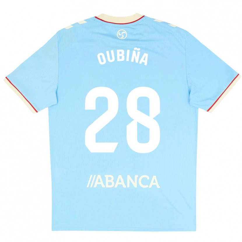 Danxen Dames Jimena Oubiña #28 Hemelsblauw Wit Rood Thuisshirt Thuistenue 2026/27 T-Shirt België