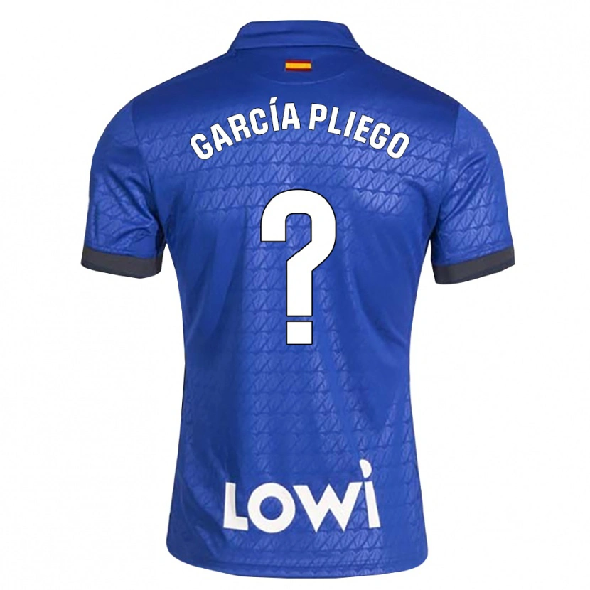 Danxen Dames Hugo García Pliego #0 Blauw Wit Zwart Thuisshirt Thuistenue 2026/27 T-Shirt België