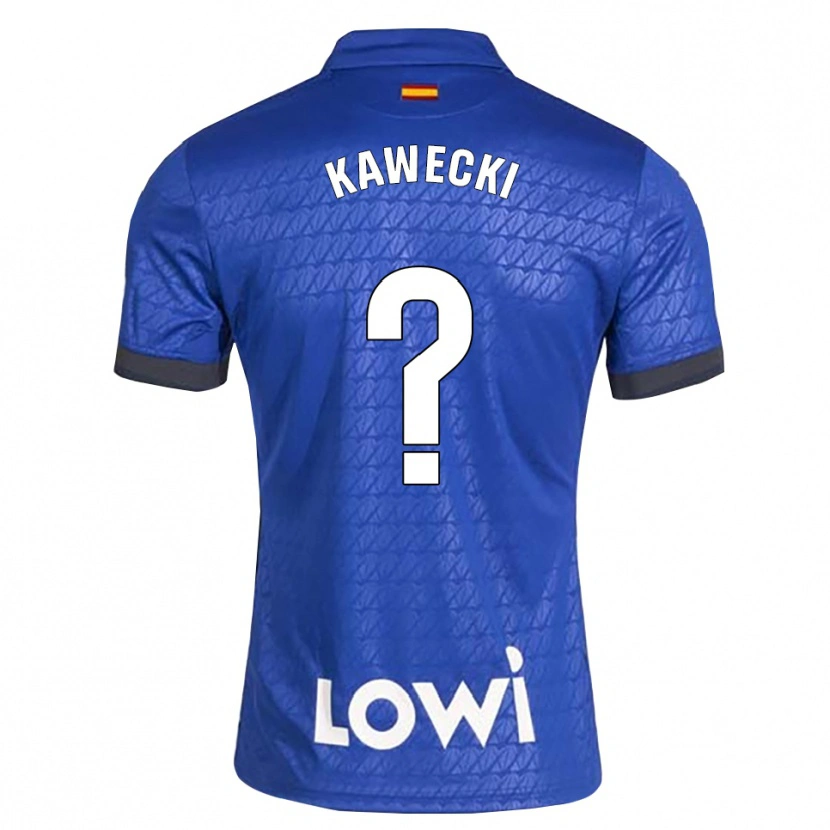 Danxen Dames Luis Kawecki #0 Blauw Wit Zwart Thuisshirt Thuistenue 2026/27 T-Shirt België