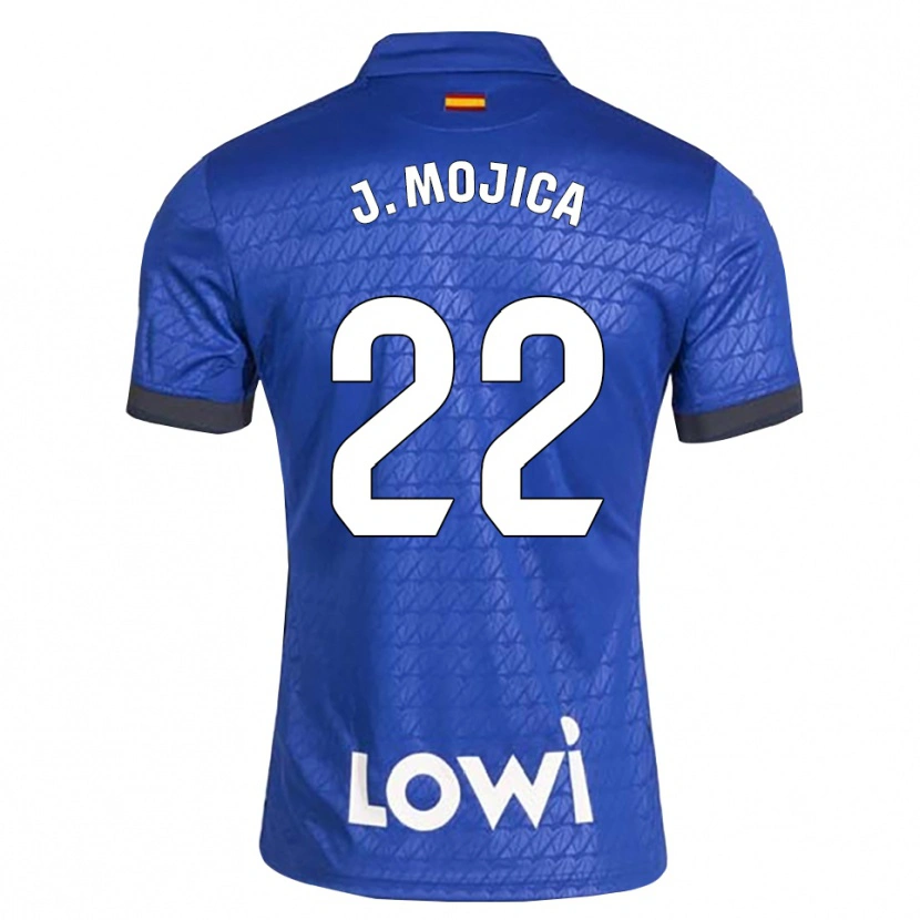 Danxen Dames Johan Mojica #22 Blauw Wit Zwart Thuisshirt Thuistenue 2026/27 T-Shirt België
