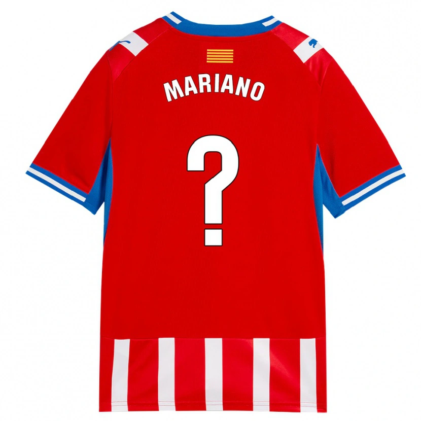 Danxen Dames Jorge Mariano #0 Rood Wit Hemelsblauw Thuisshirt Thuistenue 2026/27 T-Shirt België