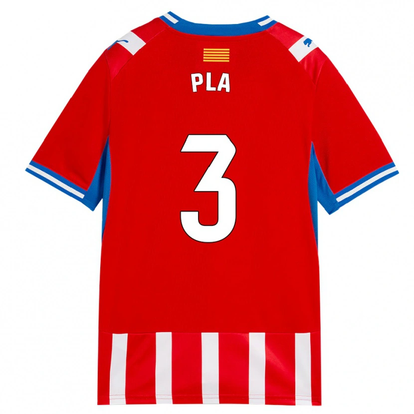 Danxen Dames Marta Pla #3 Rood Wit Hemelsblauw Thuisshirt Thuistenue 2026/27 T-Shirt België