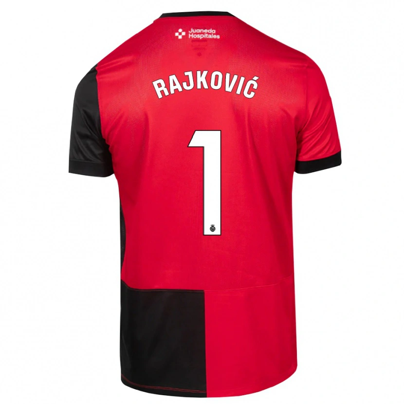 Danxen Dames Predrag Rajkovic #1 Zwart Rood Wit Thuisshirt Thuistenue 2026/27 T-Shirt België