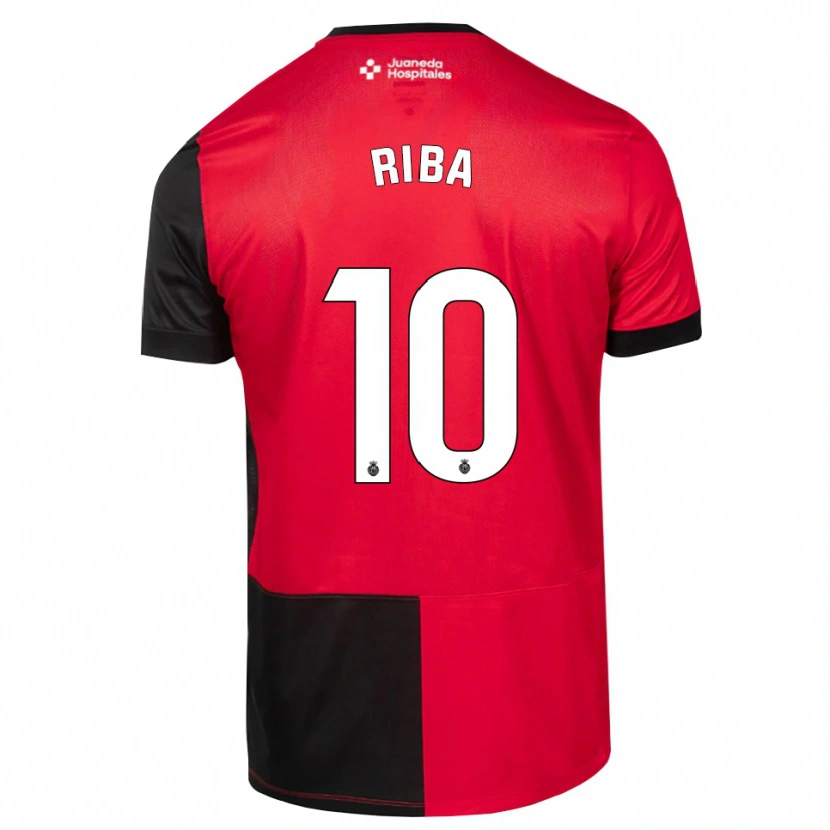 Danxen Dames Cesc Riba #10 Zwart Rood Wit Thuisshirt Thuistenue 2026/27 T-Shirt België