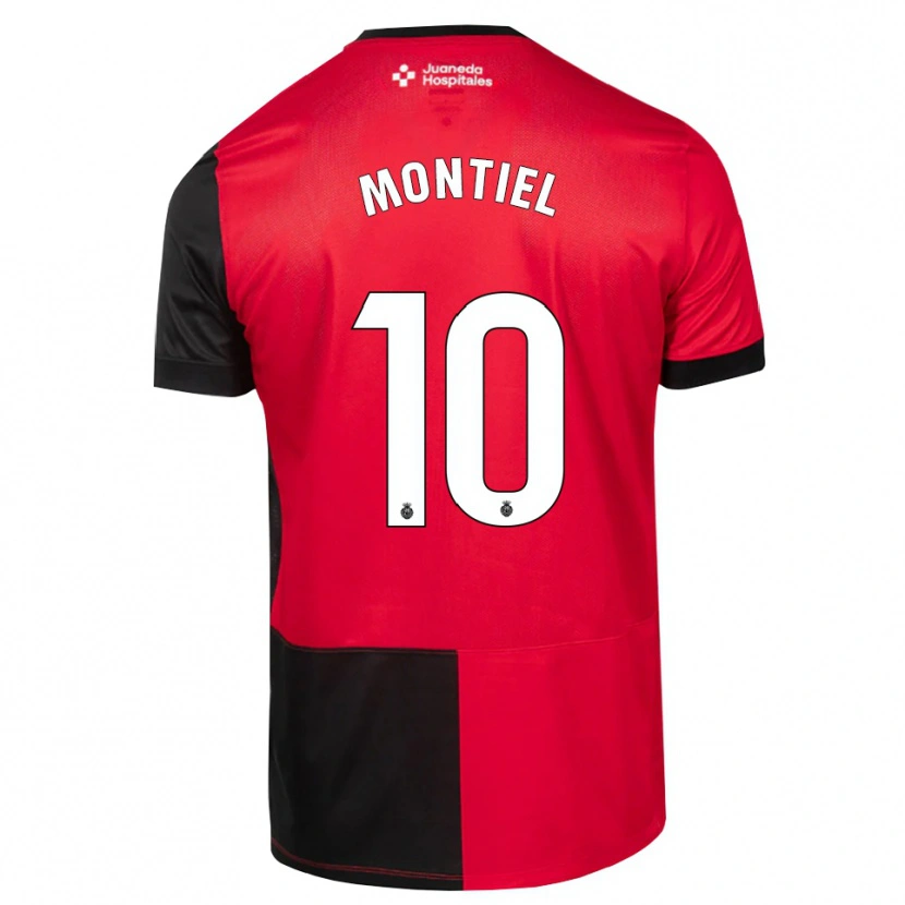 Danxen Dames Luis Montiel #10 Zwart Rood Wit Thuisshirt Thuistenue 2026/27 T-Shirt België