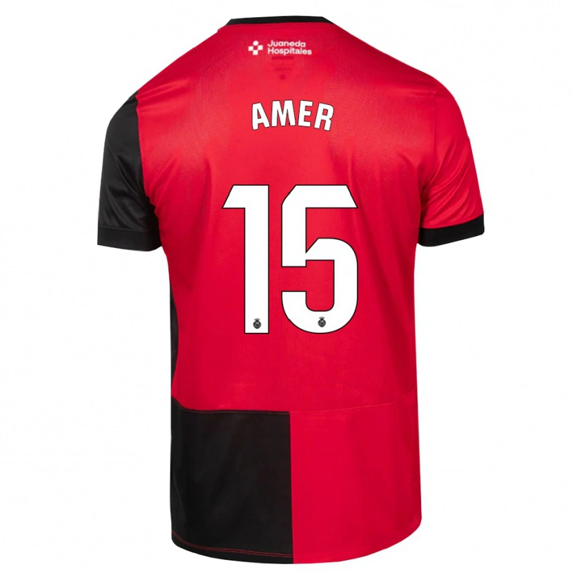 Danxen Dames Pere Amer #15 Zwart Rood Wit Thuisshirt Thuistenue 2026/27 T-Shirt België