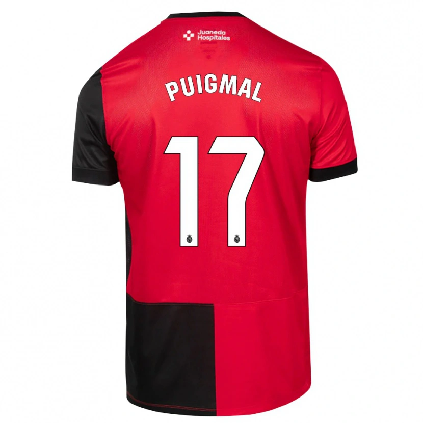 Danxen Dames Arnau Puigmal #17 Zwart Rood Wit Thuisshirt Thuistenue 2026/27 T-Shirt België