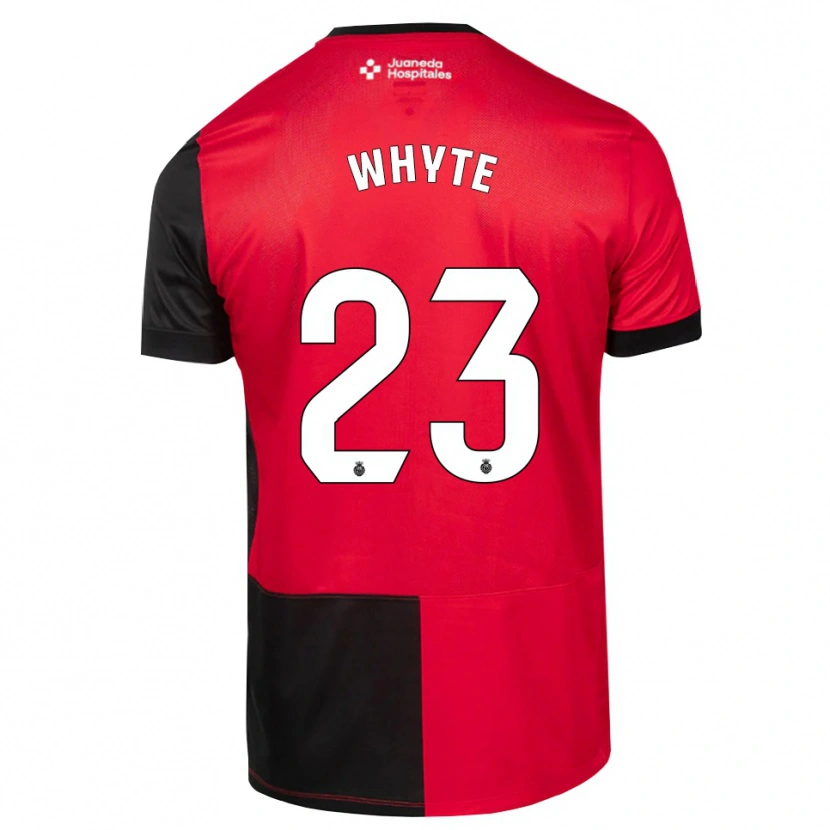 Danxen Dames Michael Whyte #23 Zwart Rood Wit Thuisshirt Thuistenue 2026/27 T-Shirt België