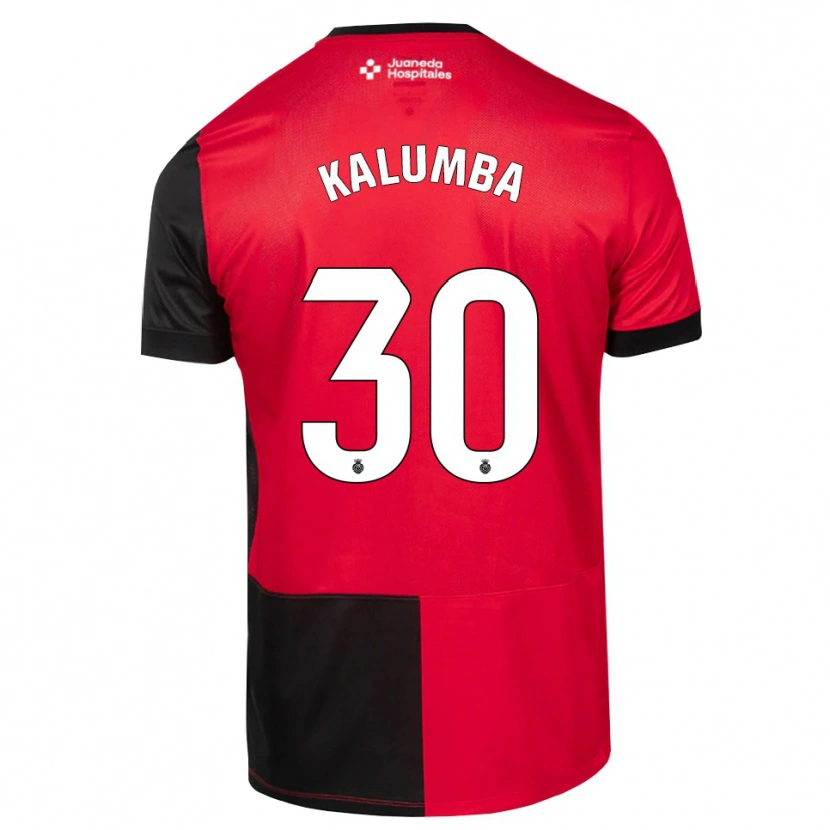 Danxen Dames Justin Kalumba #30 Zwart Rood Wit Thuisshirt Thuistenue 2026/27 T-Shirt België