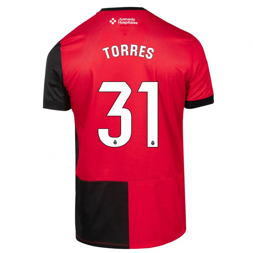 Danxen Dames Adriano Torres #31 Zwart Rood Wit Thuisshirt Thuistenue 2026/27 T-Shirt België