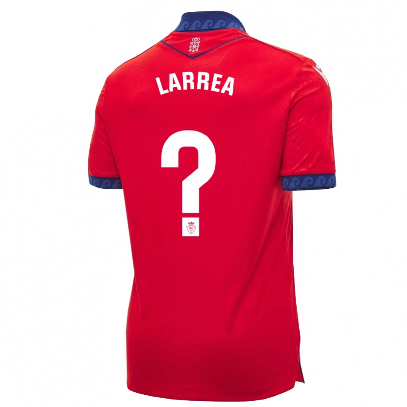 Danxen Dames Unai Larrea #0 Rood Marineblauw Wit Thuisshirt Thuistenue 2026/27 T-Shirt België