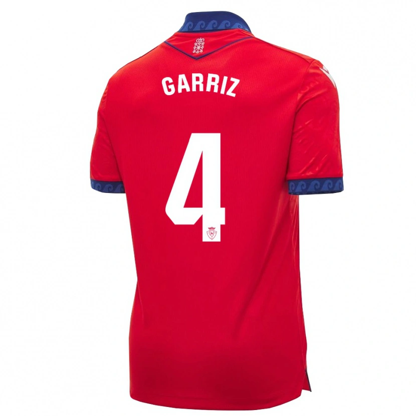 Danxen Dames Ibaider Garriz #4 Rood Marineblauw Wit Thuisshirt Thuistenue 2026/27 T-Shirt België