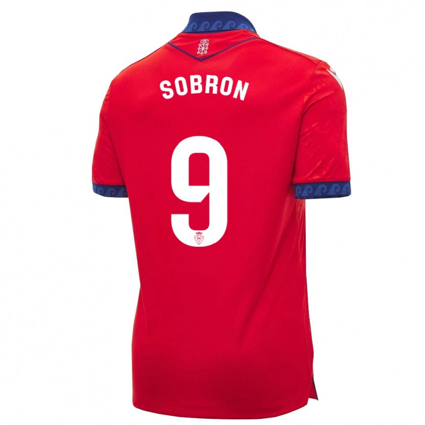 Danxen Dames Carmen Sobrón Olarte #9 Rood Marineblauw Wit Thuisshirt Thuistenue 2026/27 T-Shirt België