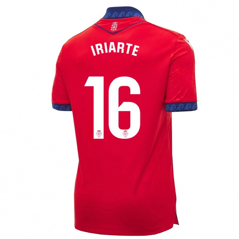 Danxen Dames Hodei Iriarte #16 Rood Marineblauw Wit Thuisshirt Thuistenue 2026/27 T-Shirt België