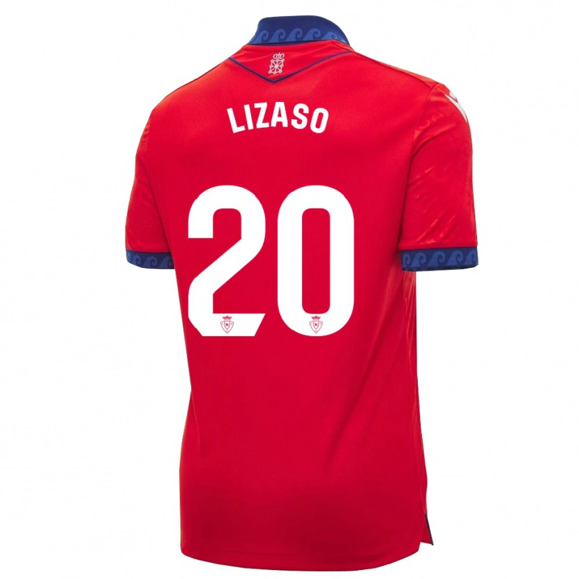 Danxen Dames Iker Lizaso #20 Rood Marineblauw Wit Thuisshirt Thuistenue 2026/27 T-Shirt België