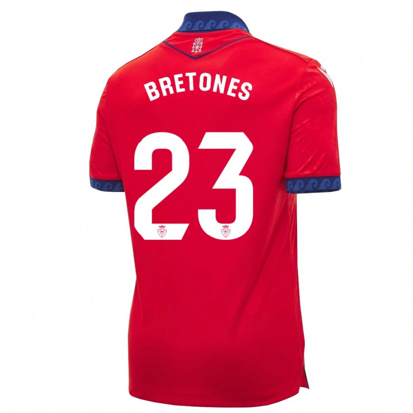 Danxen Dames Abel Bretones #23 Rood Marineblauw Wit Thuisshirt Thuistenue 2026/27 T-Shirt België