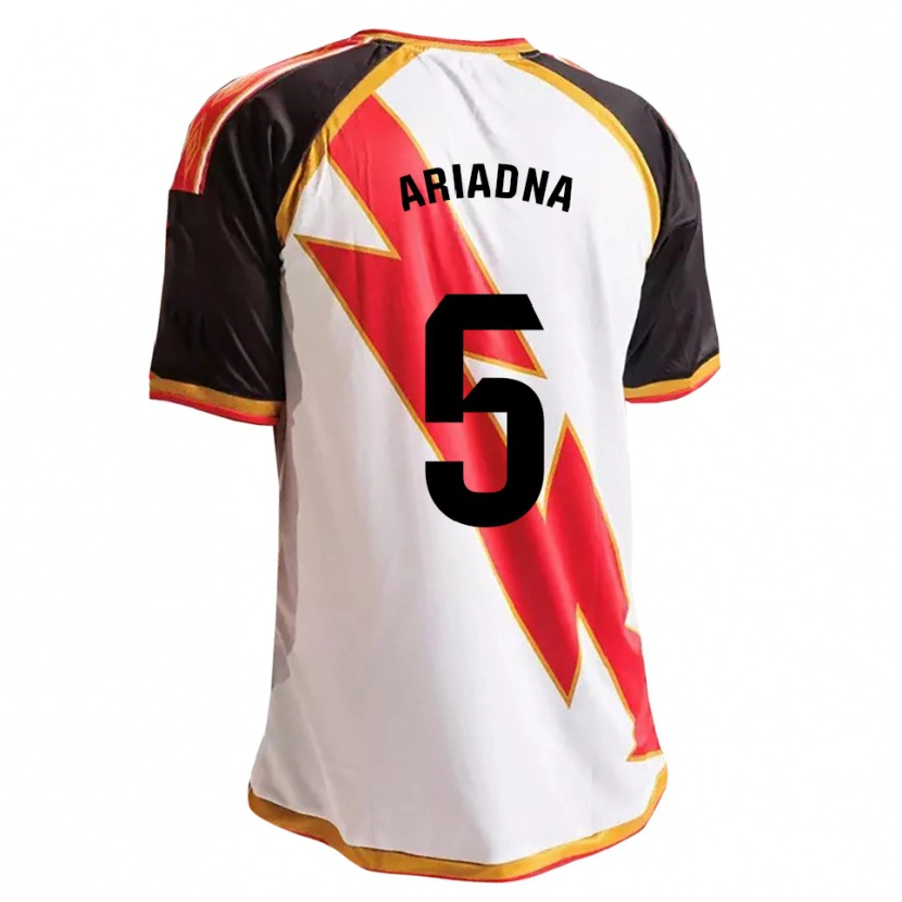 Danxen Dames Ariadna Rovirola Moreno #5 Zwart Rood Wit Goud Thuisshirt Thuistenue 2026/27 T-Shirt België