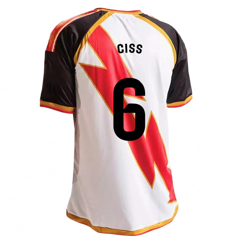 Danxen Dames Pathé Ciss #6 Zwart Rood Wit Goud Thuisshirt Thuistenue 2026/27 T-Shirt België