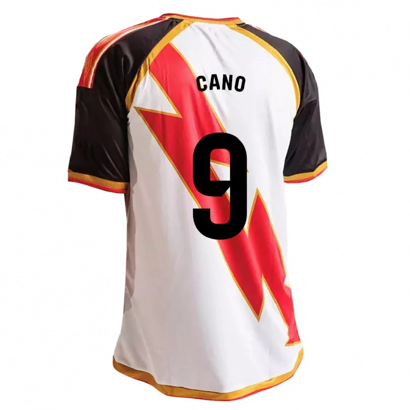 Danxen Dames Joselu Cano #9 Zwart Rood Wit Goud Thuisshirt Thuistenue 2026/27 T-Shirt België