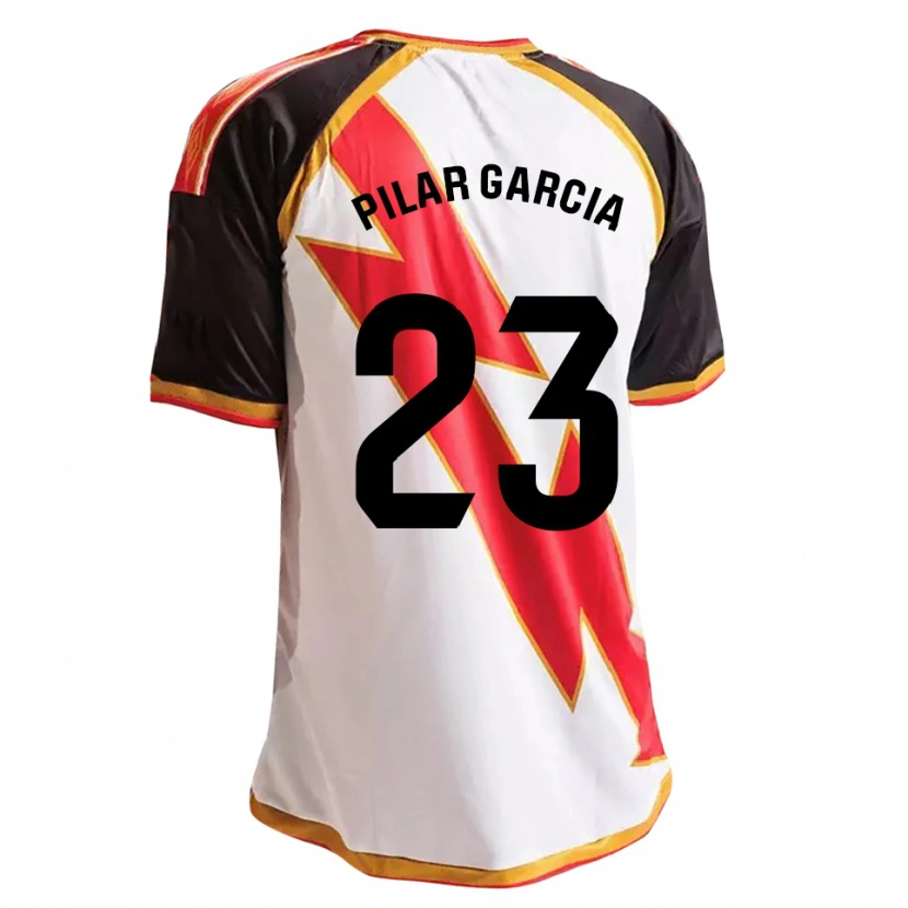 Danxen Dames María Pilar García Villalba #23 Zwart Rood Wit Goud Thuisshirt Thuistenue 2026/27 T-Shirt België