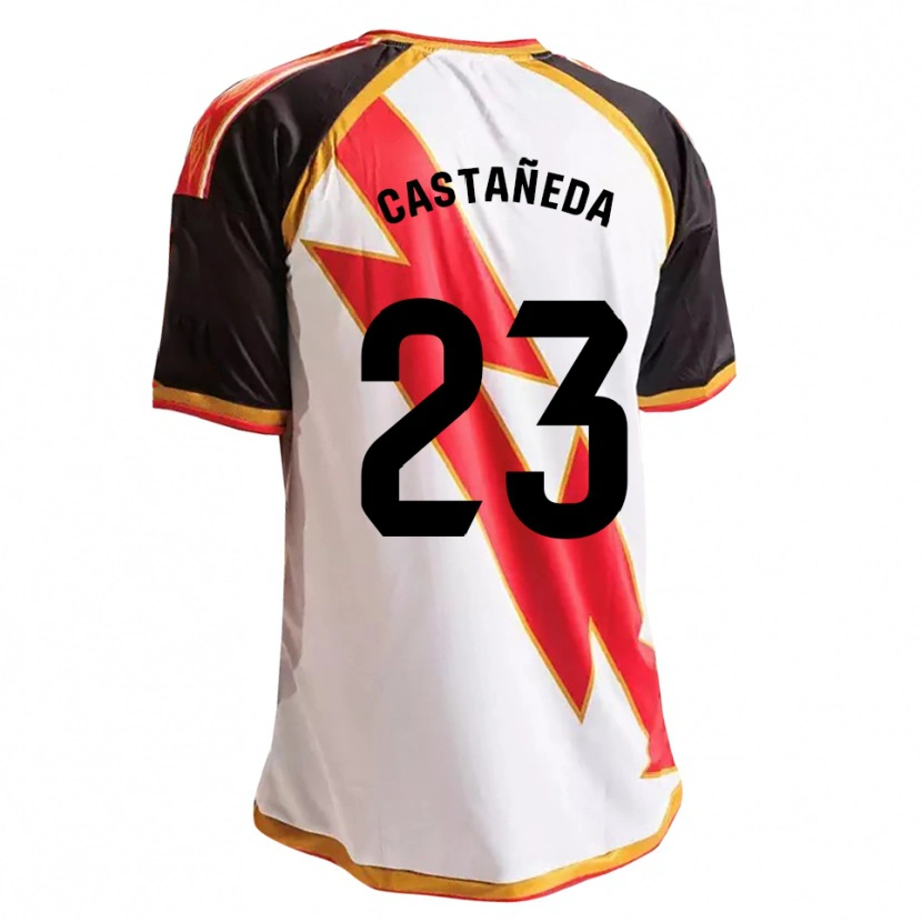Danxen Dames Ana Sofía Castañeda Giraldo #23 Zwart Rood Wit Goud Thuisshirt Thuistenue 2026/27 T-Shirt België