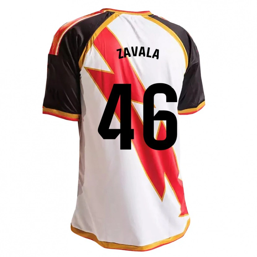 Danxen Dames Andrés Zavala #46 Zwart Rood Wit Goud Thuisshirt Thuistenue 2026/27 T-Shirt België