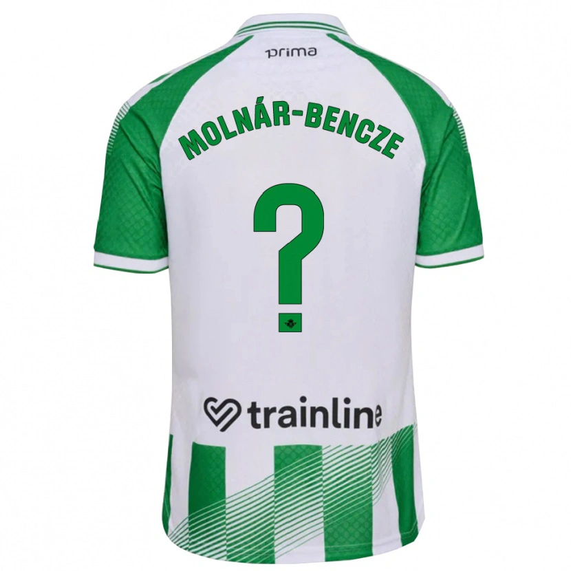 Danxen Dames Zsombor Molnár-Bencze #0 Lichtgroen Zwart Wit Thuisshirt Thuistenue 2026/27 T-Shirt België