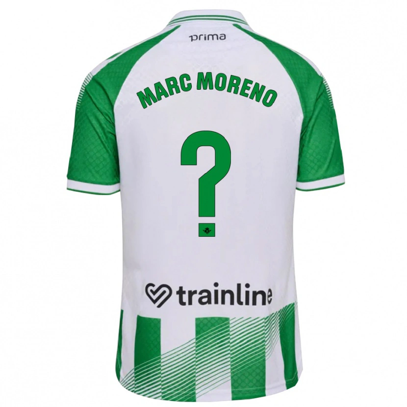 Danxen Dames Marc Moreno #0 Lichtgroen Zwart Wit Thuisshirt Thuistenue 2026/27 T-Shirt België