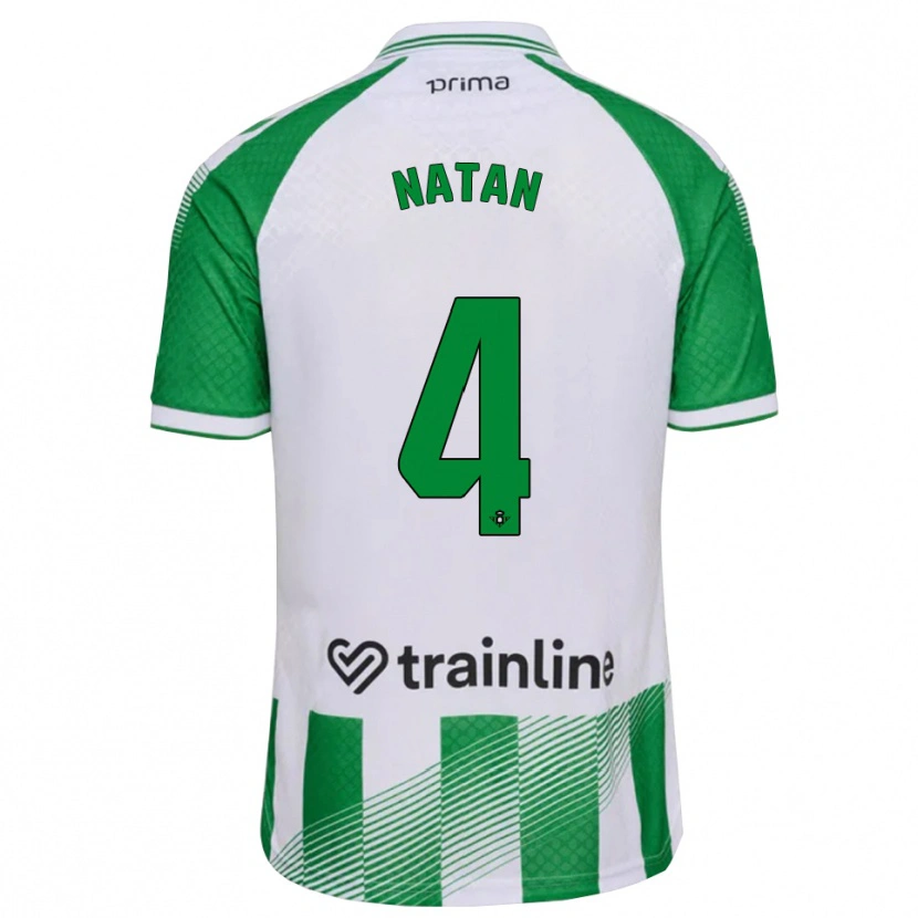 Danxen Dames Natan Bernardo De Souza #4 Lichtgroen Zwart Wit Thuisshirt Thuistenue 2026/27 T-Shirt België