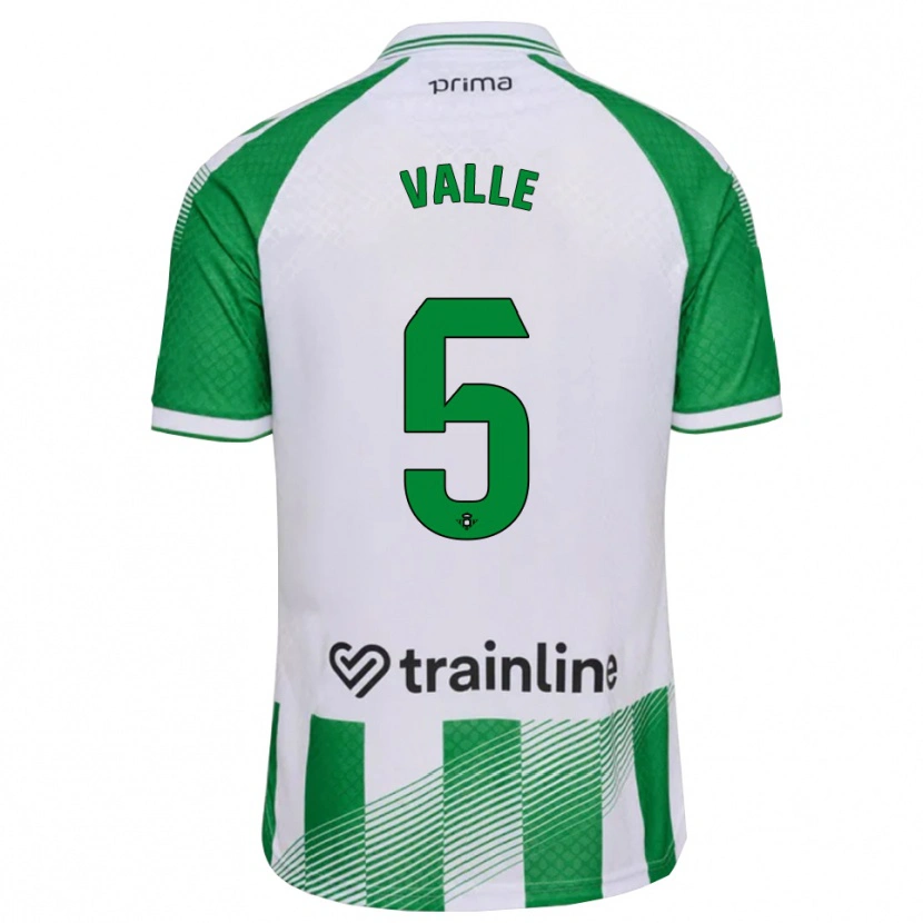 Danxen Dames María Valle López #5 Lichtgroen Zwart Wit Thuisshirt Thuistenue 2026/27 T-Shirt België