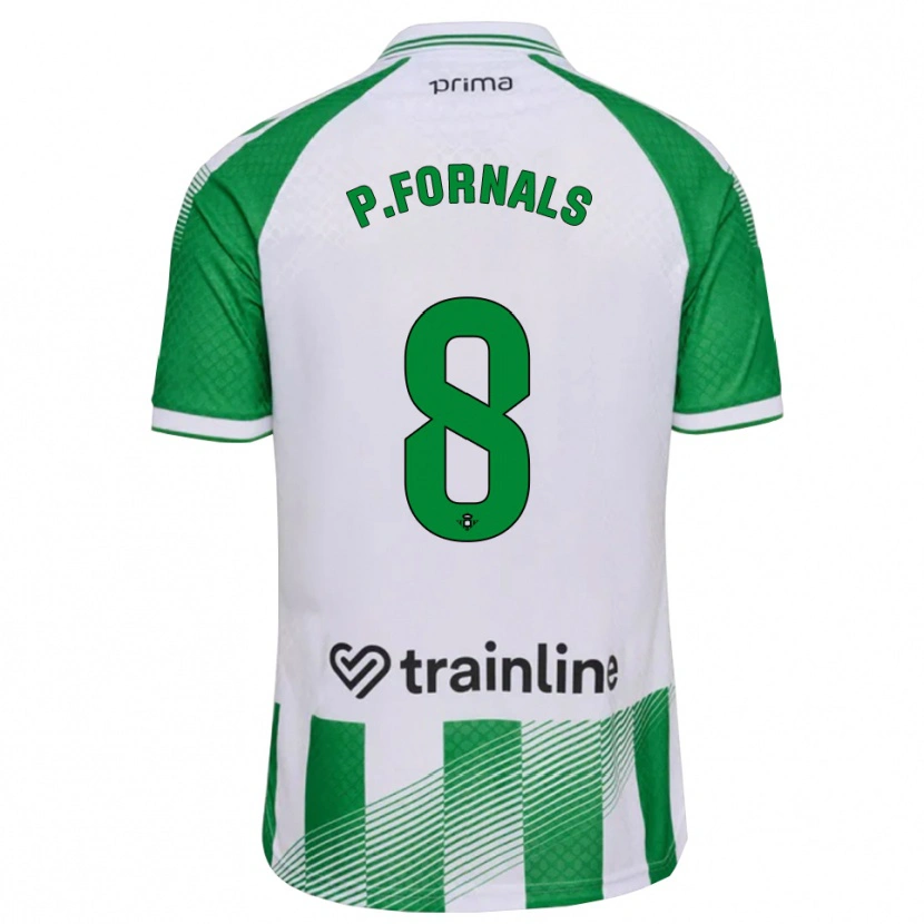 Danxen Dames Pablo Fornals #8 Lichtgroen Zwart Wit Thuisshirt Thuistenue 2026/27 T-Shirt België
