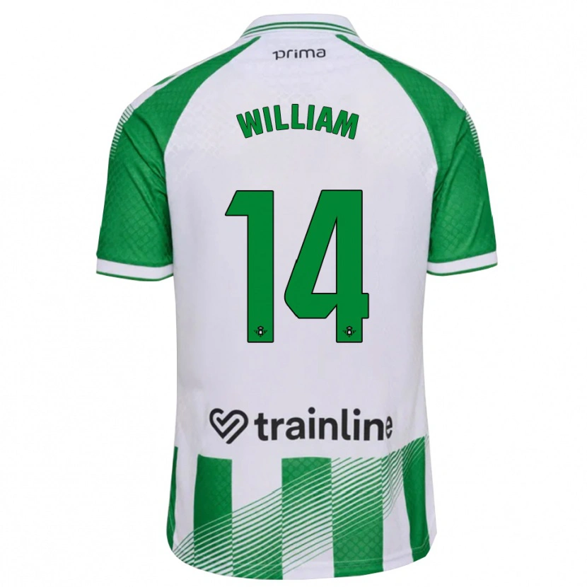 Danxen Dames William Carvalho #14 Lichtgroen Zwart Wit Thuisshirt Thuistenue 2026/27 T-Shirt België