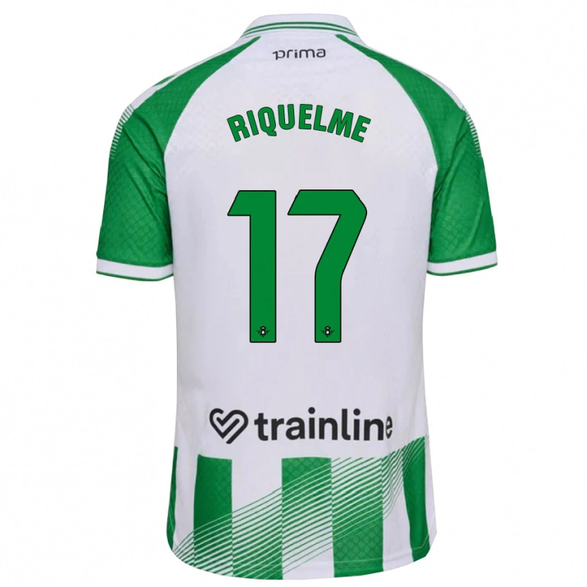 Danxen Dames Rodrigo Riquelme #17 Lichtgroen Zwart Wit Thuisshirt Thuistenue 2026/27 T-Shirt België