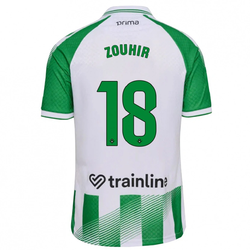 Danxen Dames Yasmine Zouhir #18 Lichtgroen Zwart Wit Thuisshirt Thuistenue 2026/27 T-Shirt België