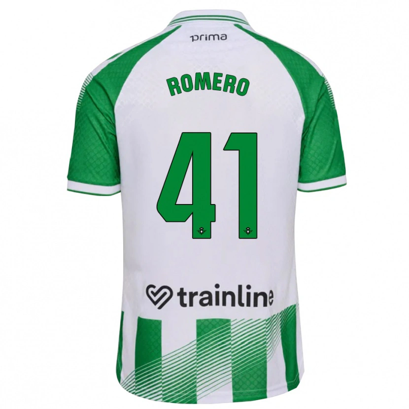 Danxen Dames José Romero #41 Lichtgroen Zwart Wit Thuisshirt Thuistenue 2026/27 T-Shirt België