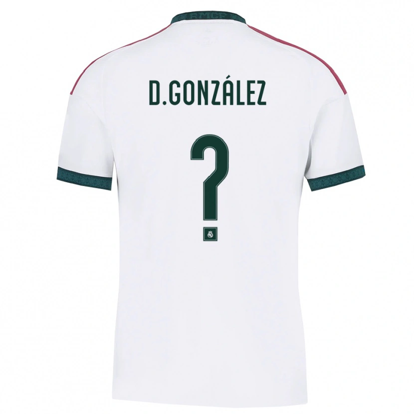 Danxen Dames Daniel González #0 Donkergroen Wit Rood Thuisshirt Thuistenue 2026/27 T-Shirt België