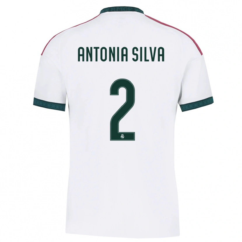 Danxen Dames Antônia Silva #2 Donkergroen Wit Rood Thuisshirt Thuistenue 2026/27 T-Shirt België