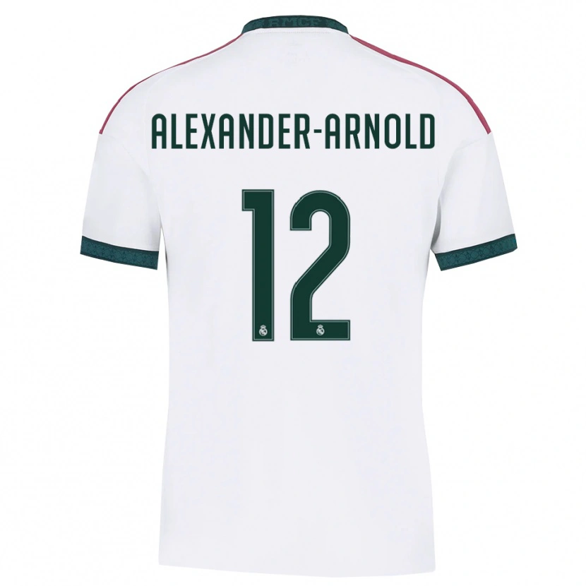 Danxen Dames Trent Alexander-Arnold #12 Donkergroen Wit Rood Thuisshirt Thuistenue 2026/27 T-Shirt België