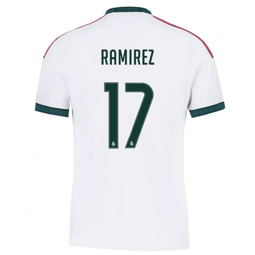 Danxen Dames Darío Ramirez #17 Donkergroen Wit Rood Thuisshirt Thuistenue 2026/27 T-Shirt België