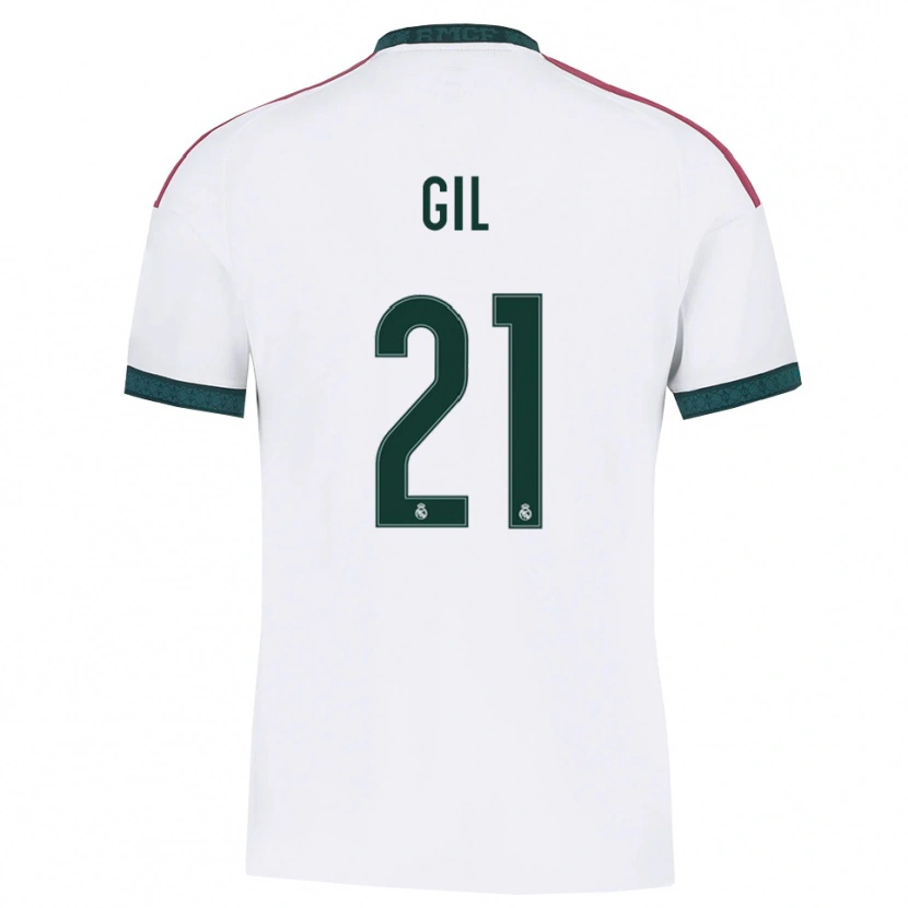 Danxen Dames Iker Gil #21 Donkergroen Wit Rood Thuisshirt Thuistenue 2026/27 T-Shirt België