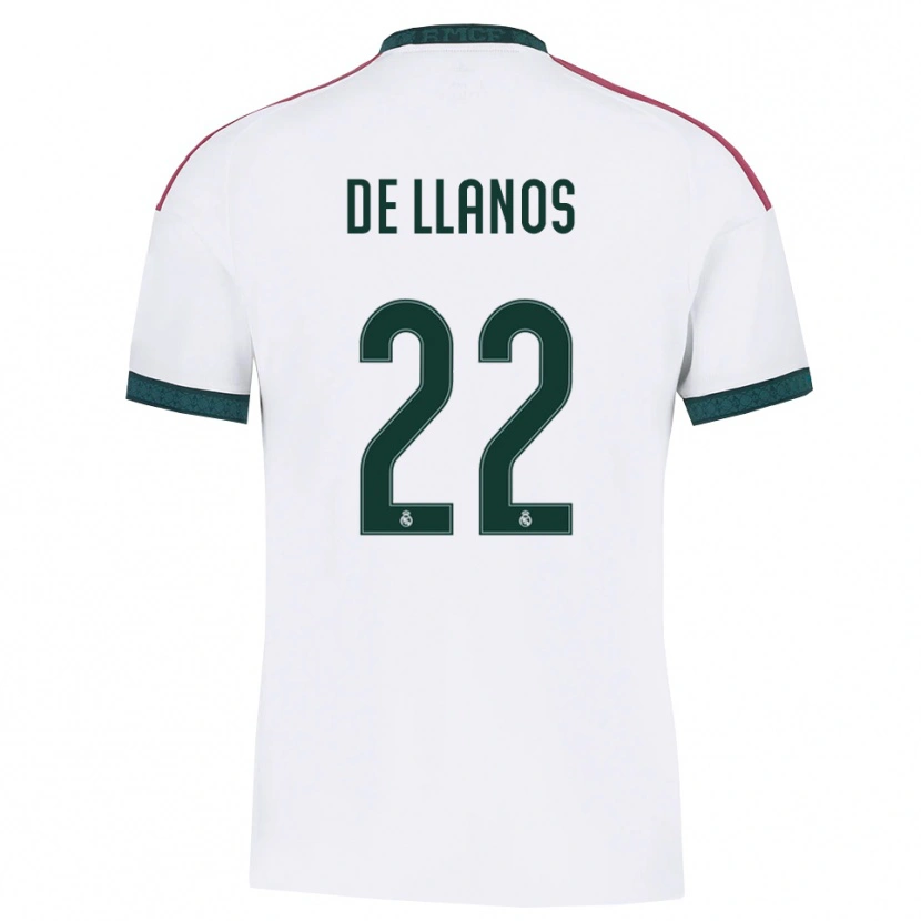 Danxen Dames Hugo De Llanos #22 Donkergroen Wit Rood Thuisshirt Thuistenue 2026/27 T-Shirt België