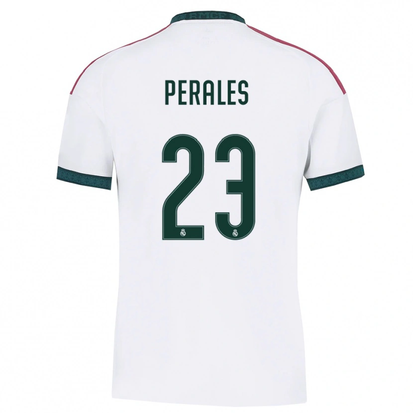 Danxen Dames Miguel Perales #23 Donkergroen Wit Rood Thuisshirt Thuistenue 2026/27 T-Shirt België