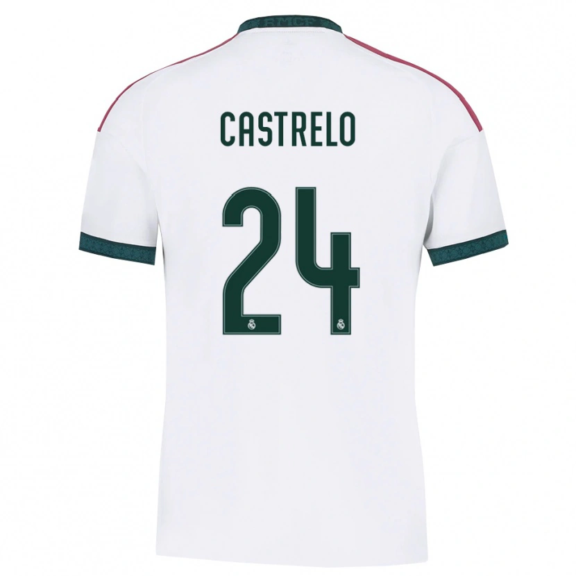 Danxen Dames Gabri Castrelo #24 Donkergroen Wit Rood Thuisshirt Thuistenue 2026/27 T-Shirt België