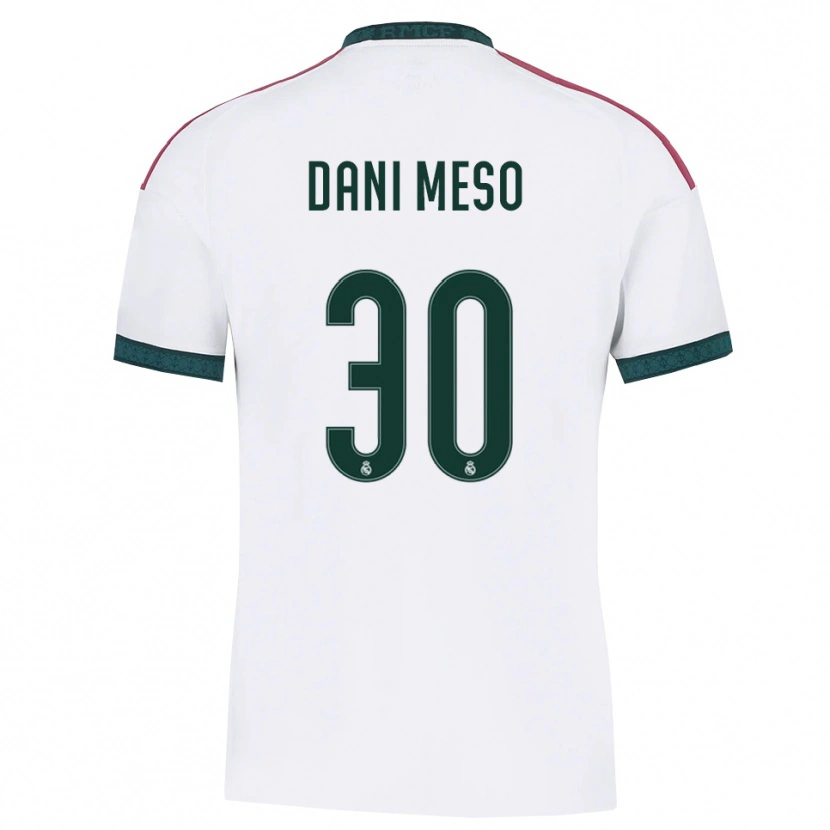 Danxen Dames Daniel Mesonero #30 Donkergroen Wit Rood Thuisshirt Thuistenue 2026/27 T-Shirt België