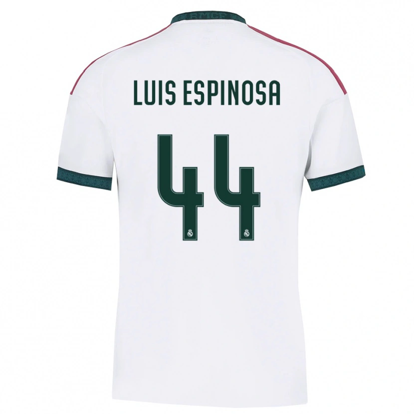 Danxen Dames José Luis Espinosa #44 Donkergroen Wit Rood Thuisshirt Thuistenue 2026/27 T-Shirt België