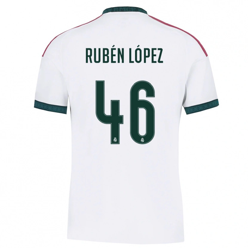 Danxen Dames Rubén López #46 Donkergroen Wit Rood Thuisshirt Thuistenue 2026/27 T-Shirt België