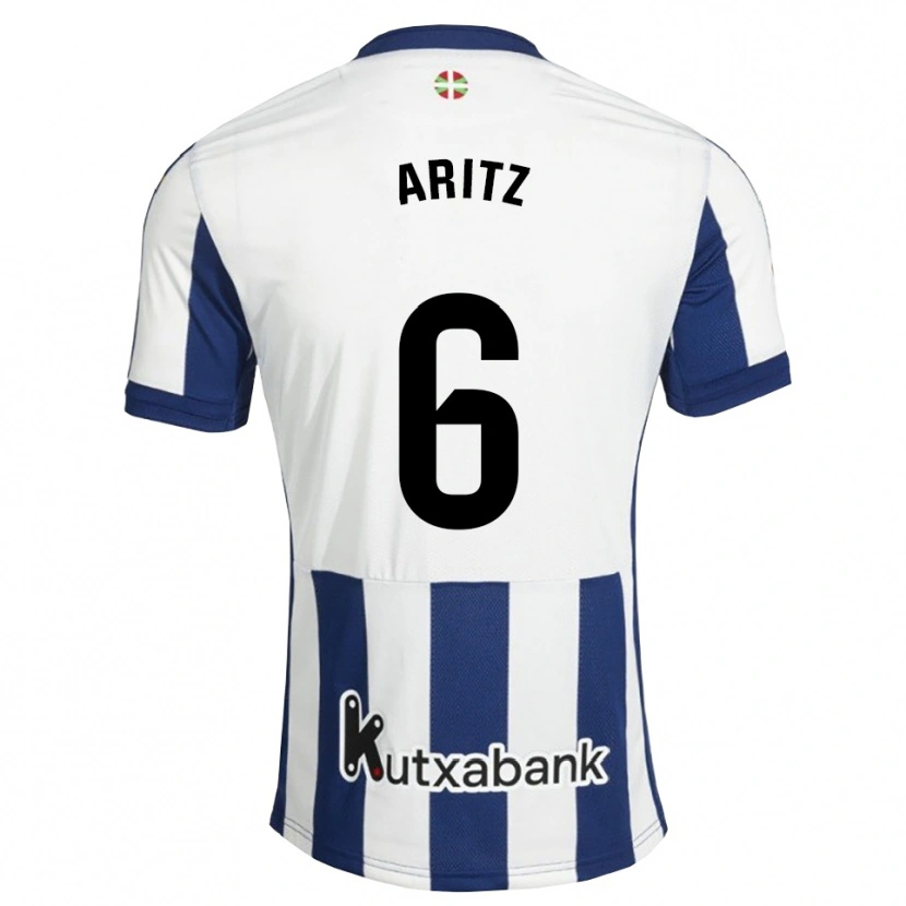 Danxen Dames Aritz Elustondo #6 Marineblauw Wit Goudenrood Thuisshirt Thuistenue 2026/27 T-Shirt België
