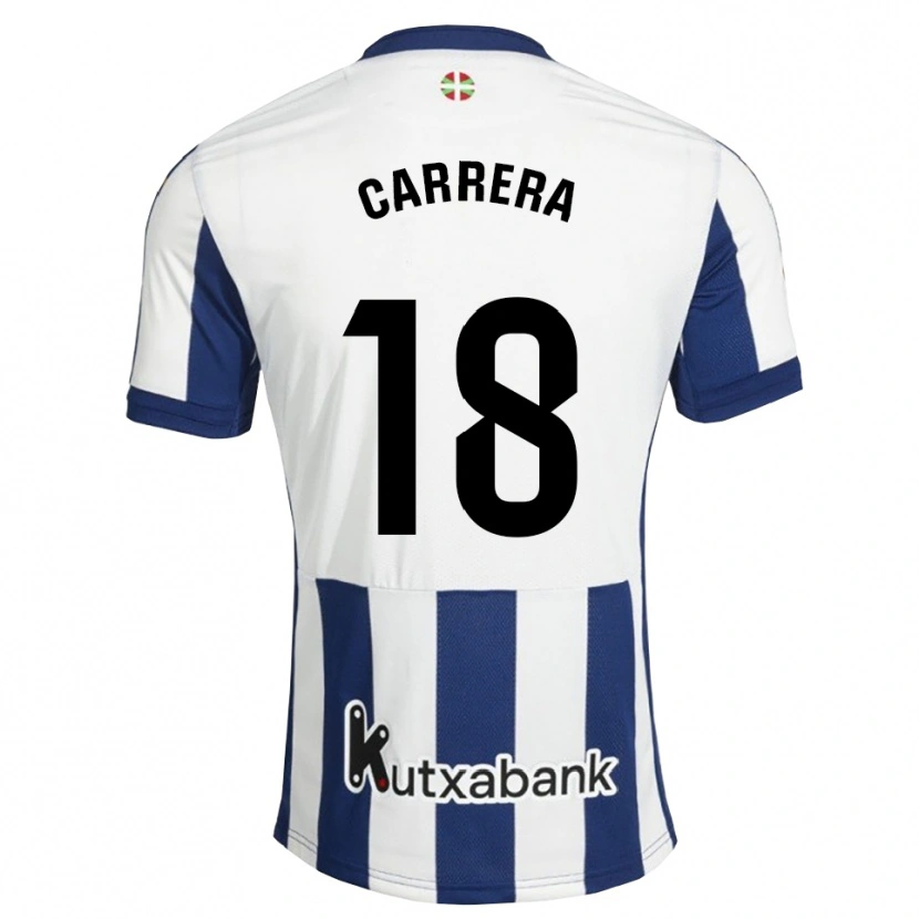 Danxen Dames Gorka Carrera #18 Marineblauw Wit Goudenrood Thuisshirt Thuistenue 2026/27 T-Shirt België