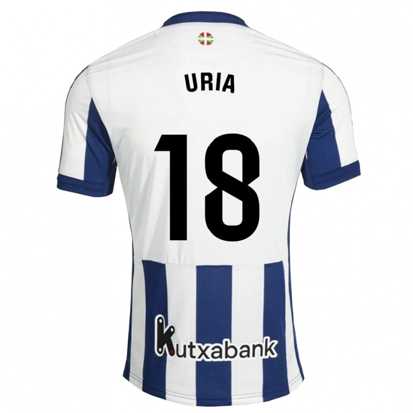 Danxen Dames Mirari Uria Gabilondo #18 Marineblauw Wit Goudenrood Thuisshirt Thuistenue 2026/27 T-Shirt België